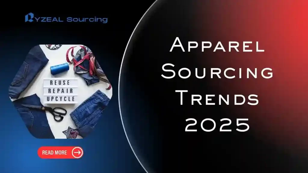 Apparel sourcing trends 2025 cover by RYZEAL Sourcing, leading apparel manufacturing and sourcing company in Bangladesh
