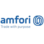 Amfori certification logo representing responsible trade and sustainable supply chains.