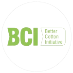 BCI Better Cotton Initiative certification logo representing ethical cotton sourcing by RYZEAL Sourcing, an apparel manufacturing and sourcing company in Bangladesh.