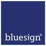 Bluesign certification logo ensuring sustainable and responsible textile production.